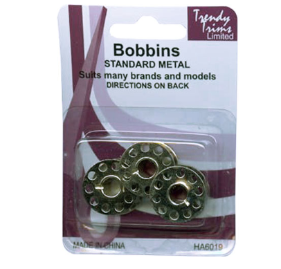 TRENDY TRIMS Metal Bobbins 10-Hole / Mollies New Zealand