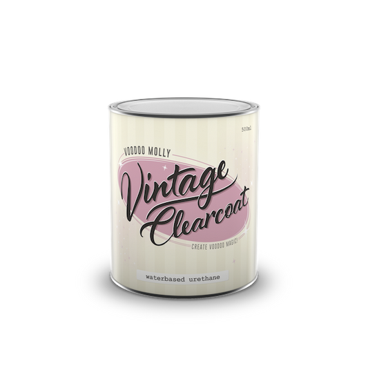 Vintage Clearcoat Low Sheen 250ml | Mollies Make And Create NZ