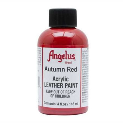 ANGELUS Acrylic Leather Paint Autumn Red | Mollies Make And Create NZ