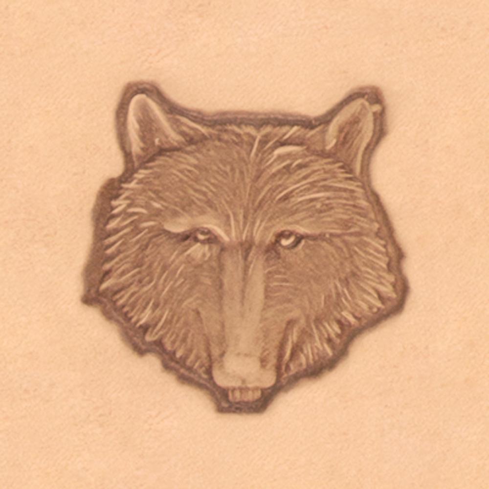 IVAN Wolf Head 3D Stamp / Mollies New Zealand