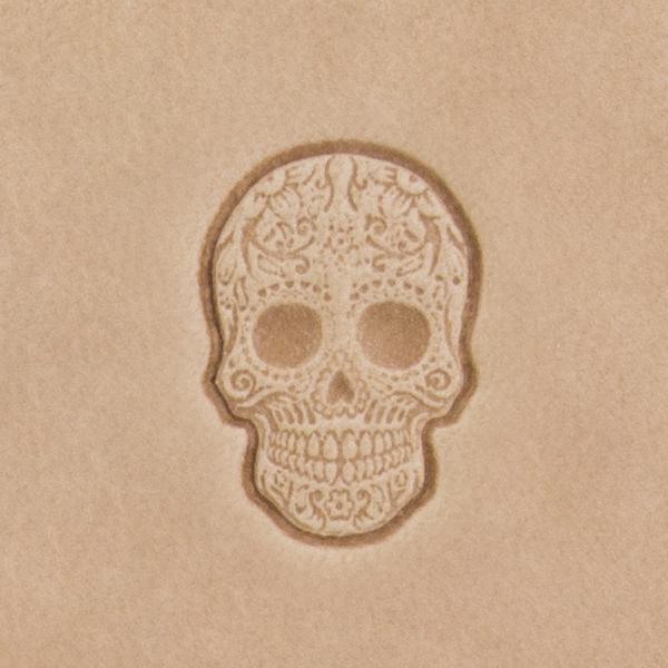 IVAN Sugar Skull Mini 3D Stamp / Mollies New Zealand