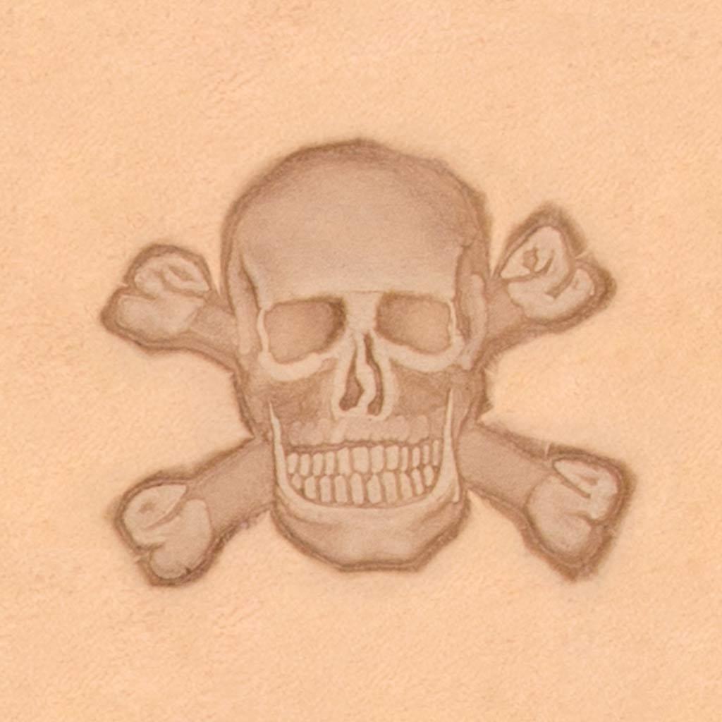 IVAN Skull Crossbones 3D Stamp / Mollies New Zealand