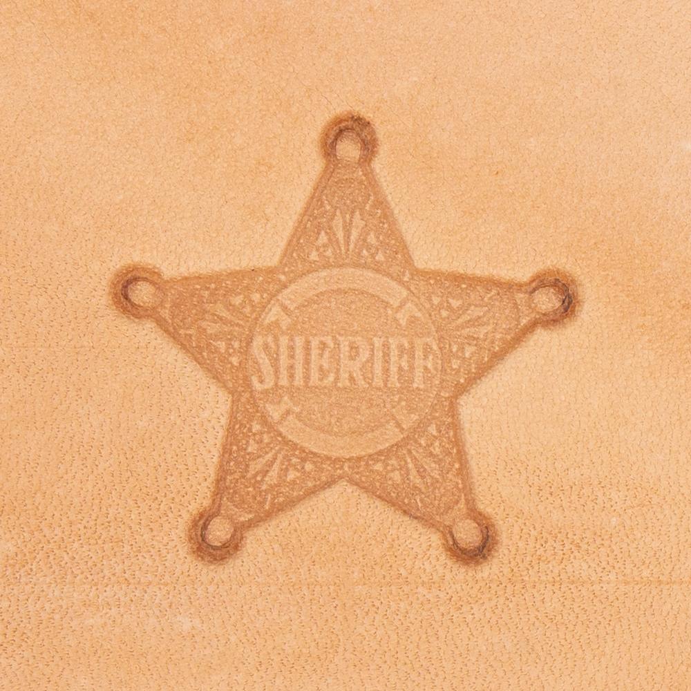 IVAN Sheriff Badge 3D Stamp / Mollies New Zealand