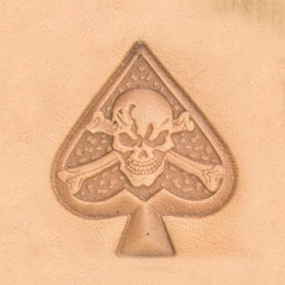 IVAN Spade Skull 3D Stamp / Mollies New Zealand