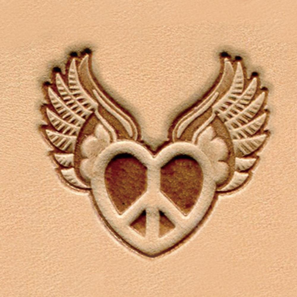 IVAN Peace Heart 3D Stamp / Mollies New Zealand