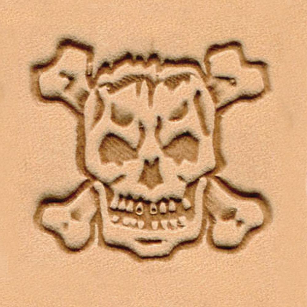 IVAN Skull Crossbones 3D Stamp / Mollies New Zealand