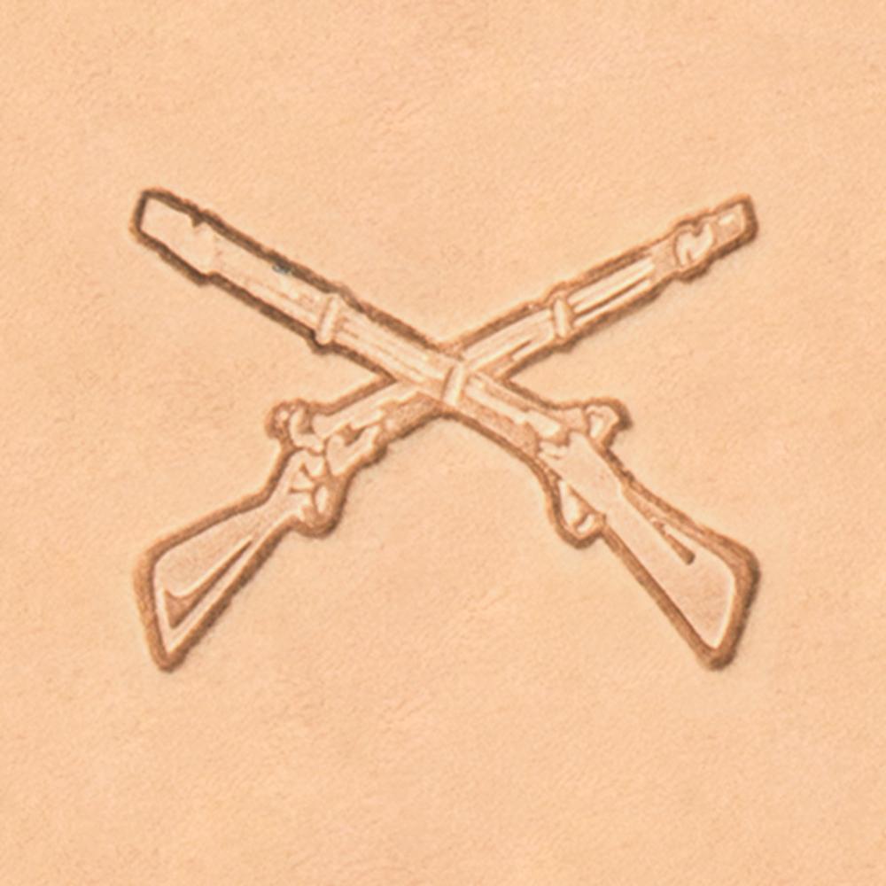 IVAN Double Rifle 3D Stamp / Mollies New Zealand