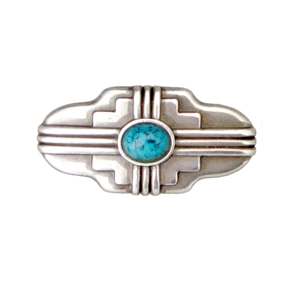 IVAN Vista Concho Oval Antique Silver 25mm (1") / Mollies New Zealand