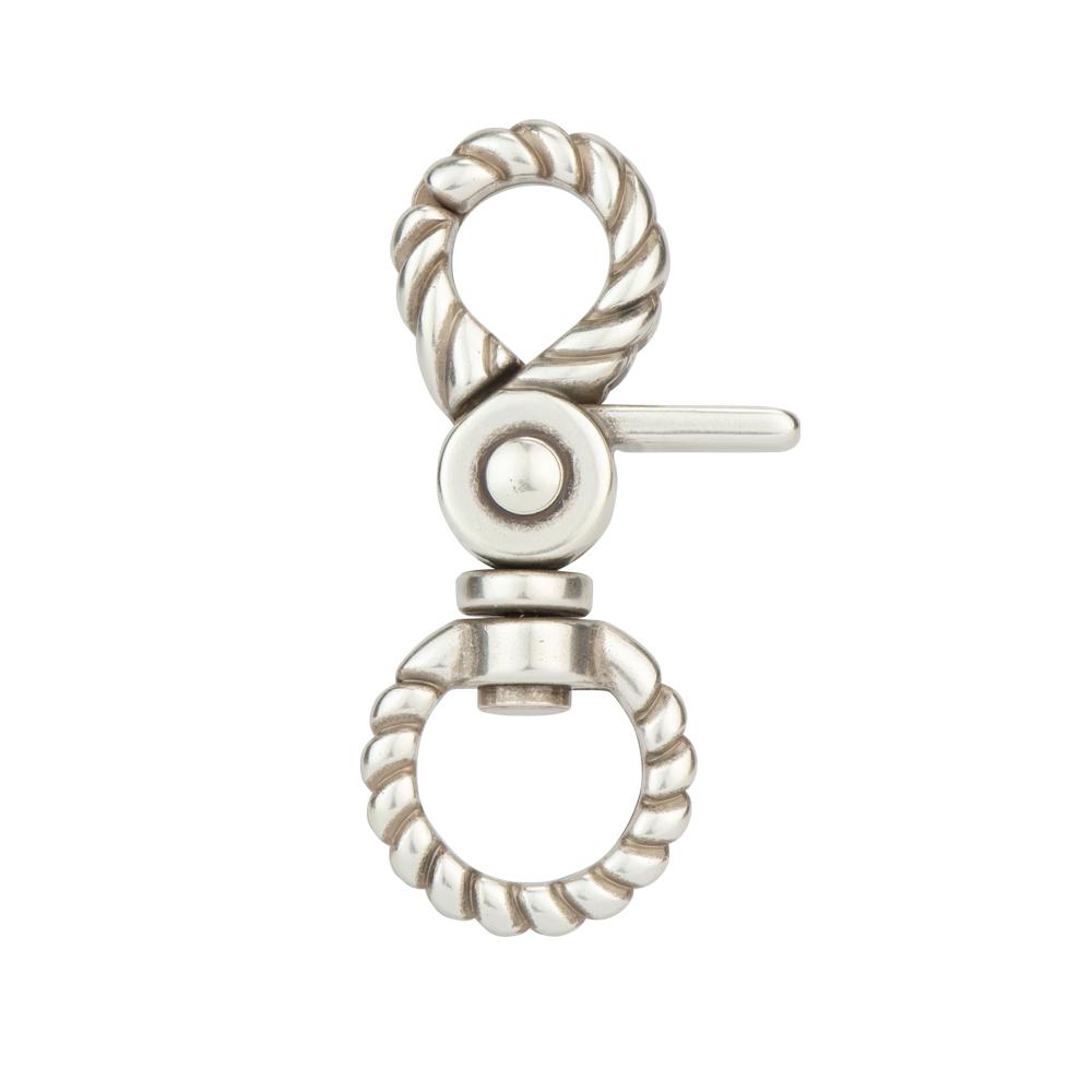 IVAN Rope Trigger Snap Antique Silver 19mm (3 4") Each / Mollies New Zealand