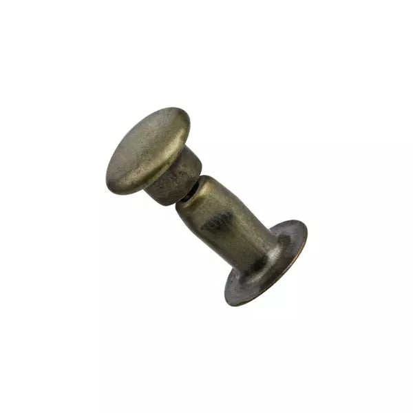 IVAN Single Cap Rivets Antique Brass 6*6mm / Mollies New Zealand