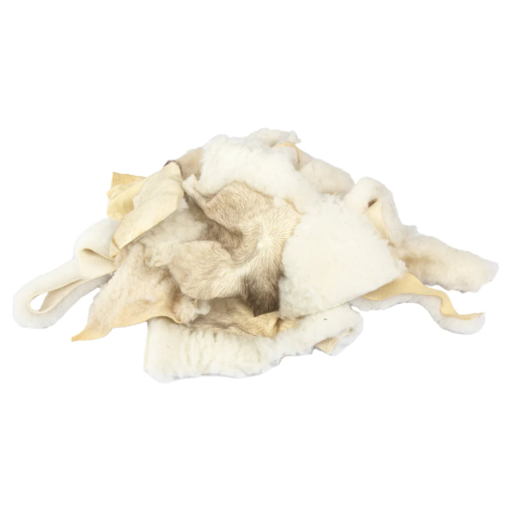MAKERAID Wool / Off Cuts 170gm Natural / Mollies New Zealand