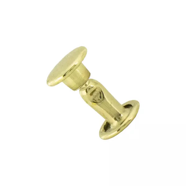 IVAN Double Cap Rivets Brass Plate 7*7mm / Mollies New Zealand