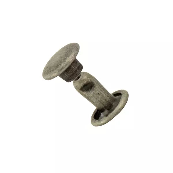 IVAN Double Cap Rivets Antique Nickel 7*7mm / Mollies New Zealand