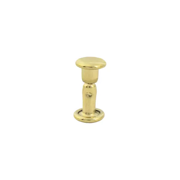IVAN Double Cap Rivets Brass Plate 4.5*4.5mm 100 Pack / Mollies New Zealand