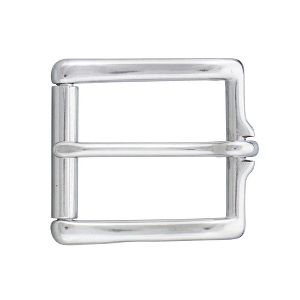 IVAN Stainless Wave End Bar Roller Buckle Stainless Steel 45mm (1-3 4") / Mollies New Zealand