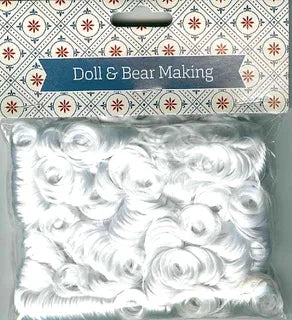 ARBEE Curly Doll Hair White / Mollies New Zealand