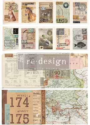 REDESIGN Transfer Ephemera Collector / Mollies New Zealand