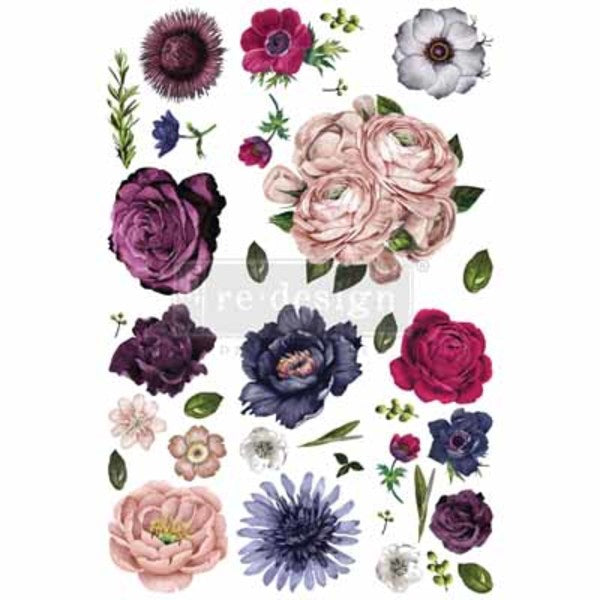REDESIGN Transfer Lush Floral II / Mollies New Zealand