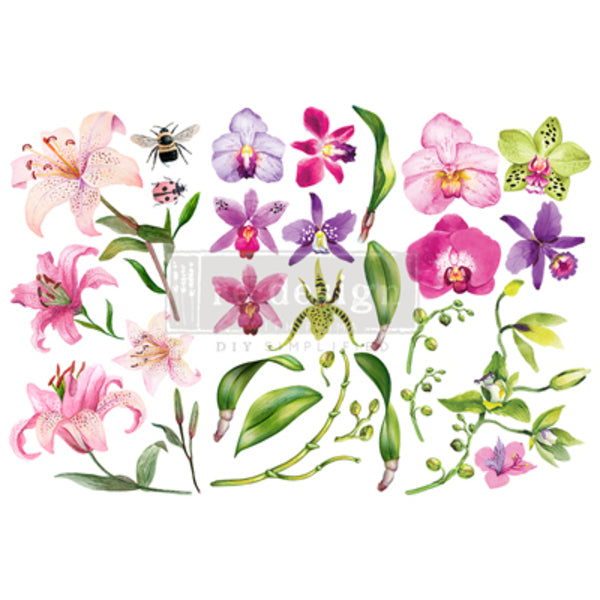 REDESIGN Rice Paper Sunset Tropics 30 x 15cm 3PK / Mollies New Zealand