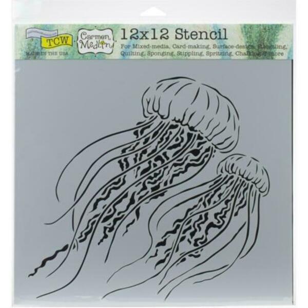 TCW Stencil Jellyfish / Mollies New Zealand