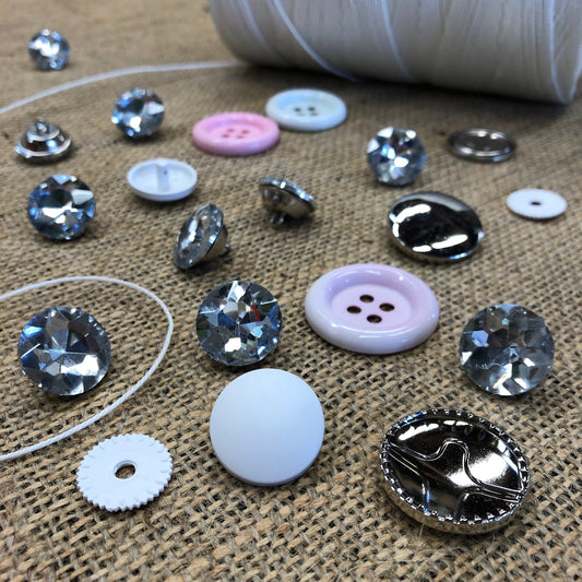 Upholstery Buttons and Button Twine