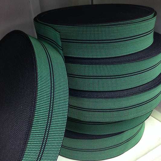 Rolls of elastic webbing