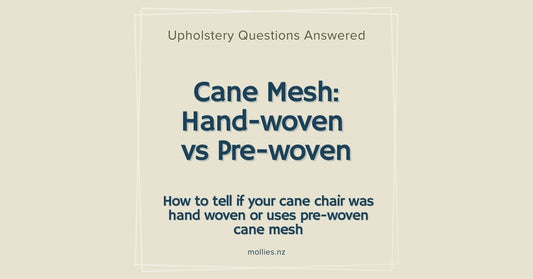Cane Mesh: Hand woven vs Pre-woven