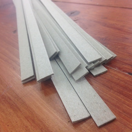 Cardboard tack strip for upholstery