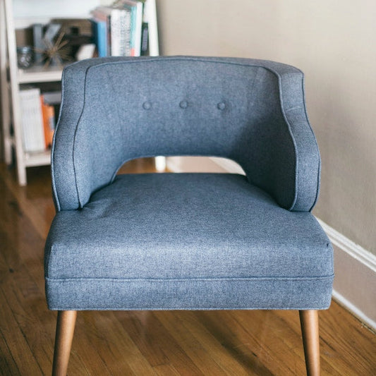 Blue armchair