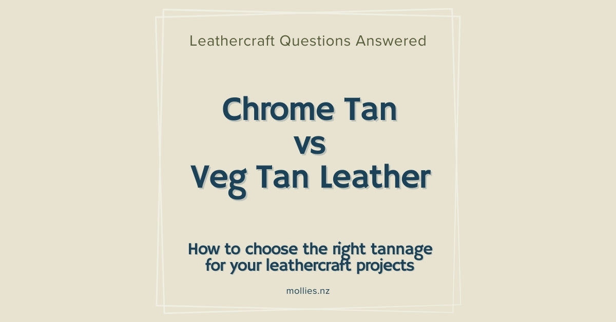 Chrome Tanned vs Veg Tanned Leather – Mollies
