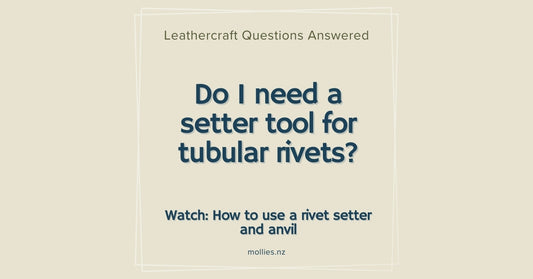 Do I need a setter tool for tubular rivets?