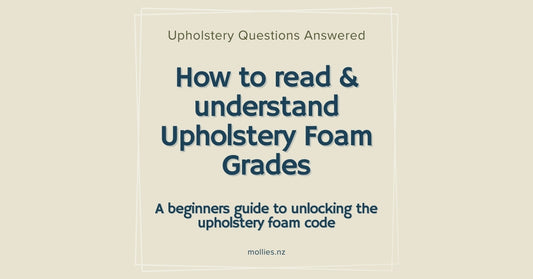 How to read & understand upholstery foam grades