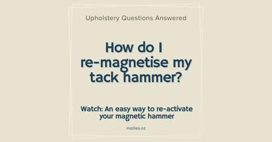 How do I re-magnetise my tack hammer?