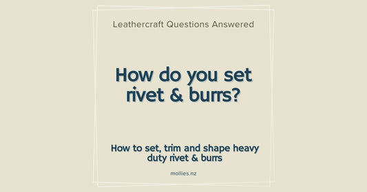How do you set Rivet & Burrs
