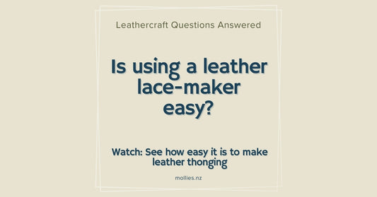 Is using a leather lace maker easy