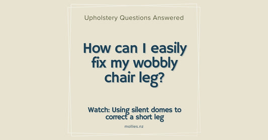 How can I easily fix my wobbly chair leg?