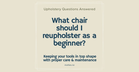 What chair should I upholster as a beginner?