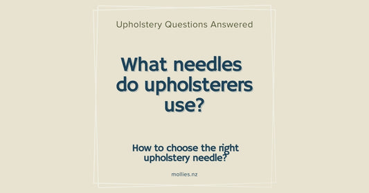 What needles do upholsterers use?