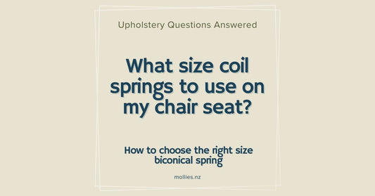 What size coil spring should I use on my chair