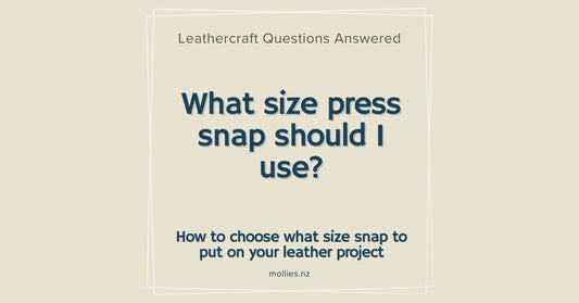 What size press snap should I use?