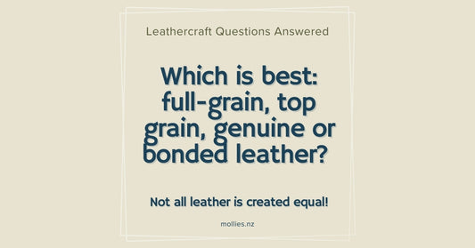 Which is best: Full grain, top grain, genuine or bonded leather?