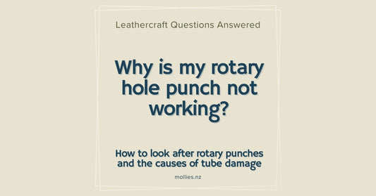 Why is my rotary hole punch not cutting properly?
