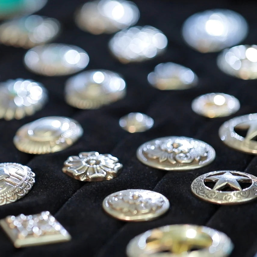 Conchos for leathercraft | Mollies Make & Create NZ