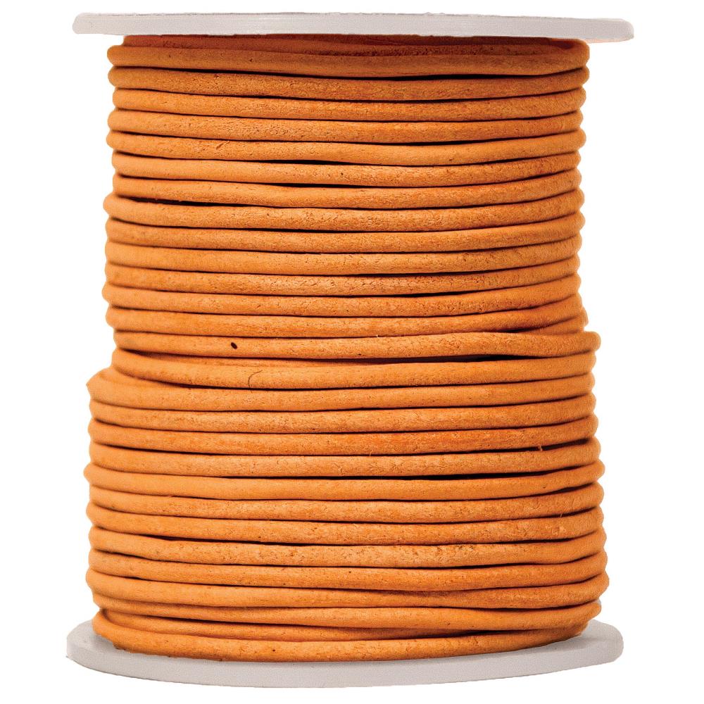 HEMPTIQUE Leather Thonging 2mm Per Meter Natural / Mollies New Zealand