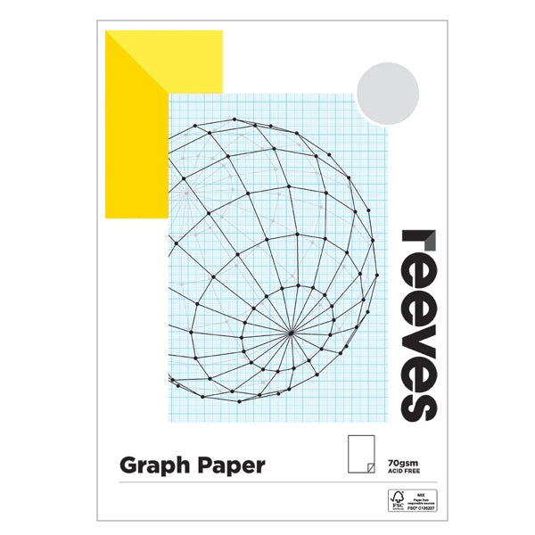 Reeves Graph Paper Grid A4 A3