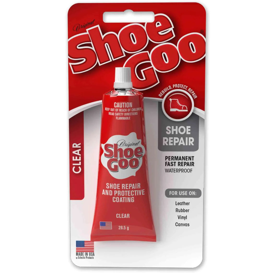 SHOE GOO Shoe Repair & Waterproofer 105gm Clear / Mollies New Zealand