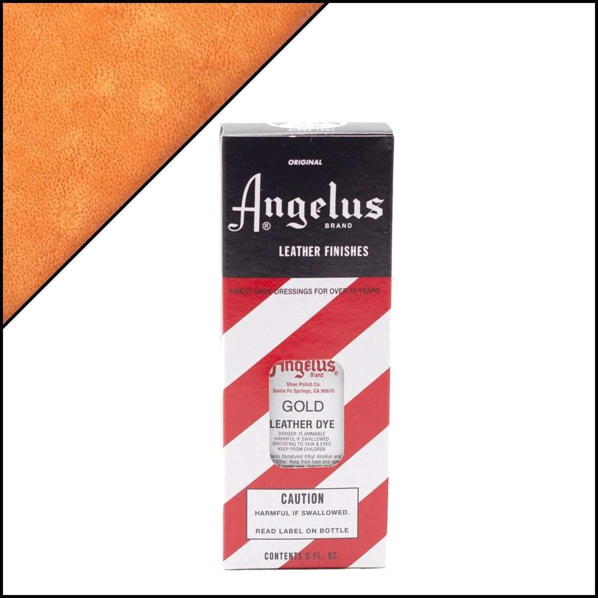 ANGELUS Leather Dye Gold 90ml / Mollies New Zealand