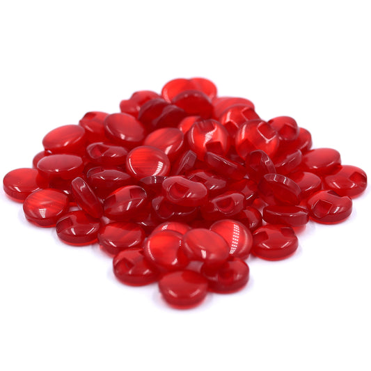 SULLIVANS Button Shanked Red 13mm | Mollies Make And Create NZ