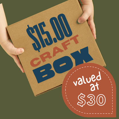 Mystery Craft Box (6-11yrs) $15 Box (RRP $30) Kids 6-11yrs / Mollies New Zealand