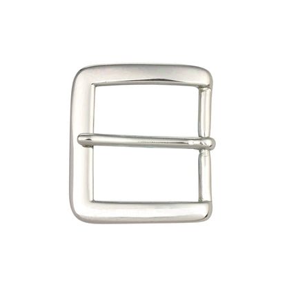 IVAN Solid Brass Heel End Bar Buckle Solid Brass Nickel Plate 38mm (1-1 2") / Mollies New Zealand